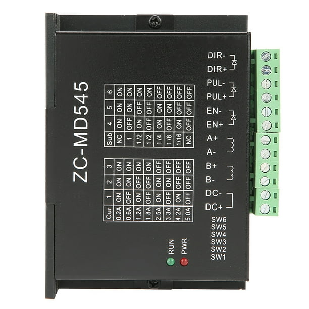 Motor Driver ZC-MD545 Stepper/Stepping Motor Driver Controller low noise 5A 12-48V/DC for CNC Router Motor Driver ZC-MD545 Stepper/Stepping Motor Driver Controller low noise 5A 12-48V/DC for CNC Router